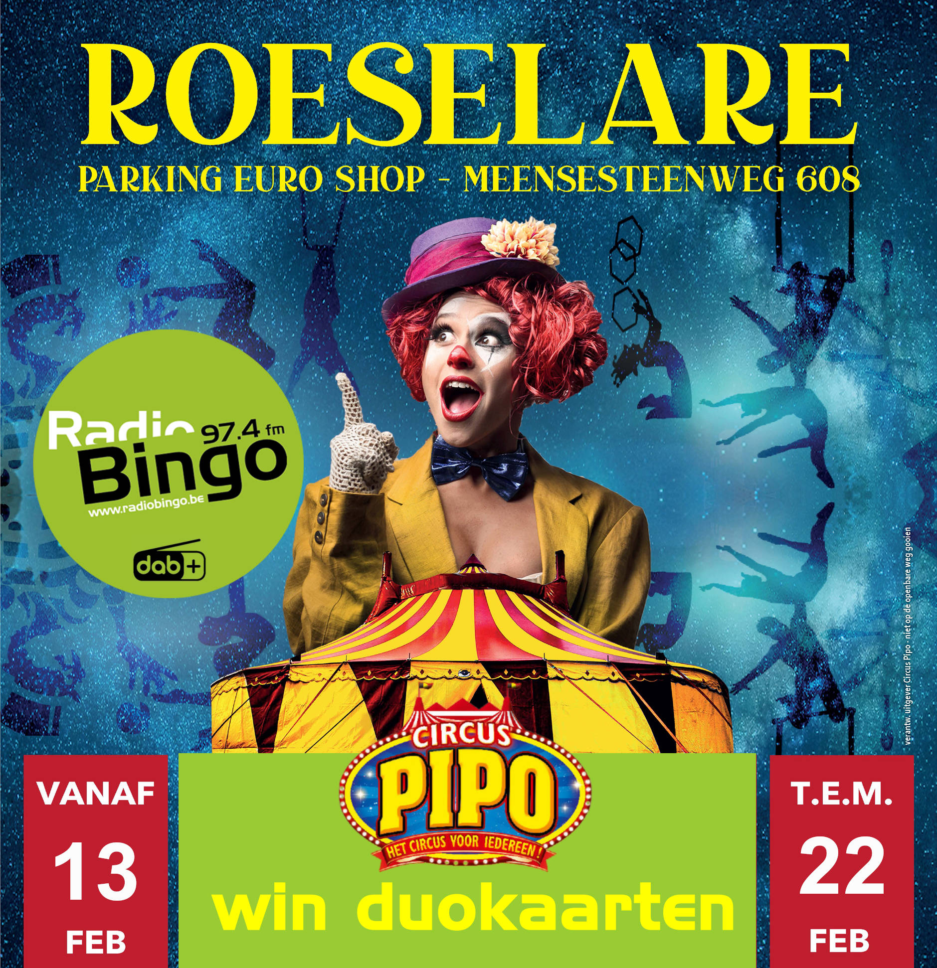 Win tickets Circus Pipo